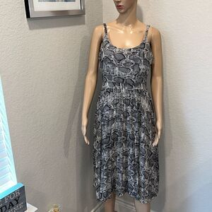 Gilli reptile print dress